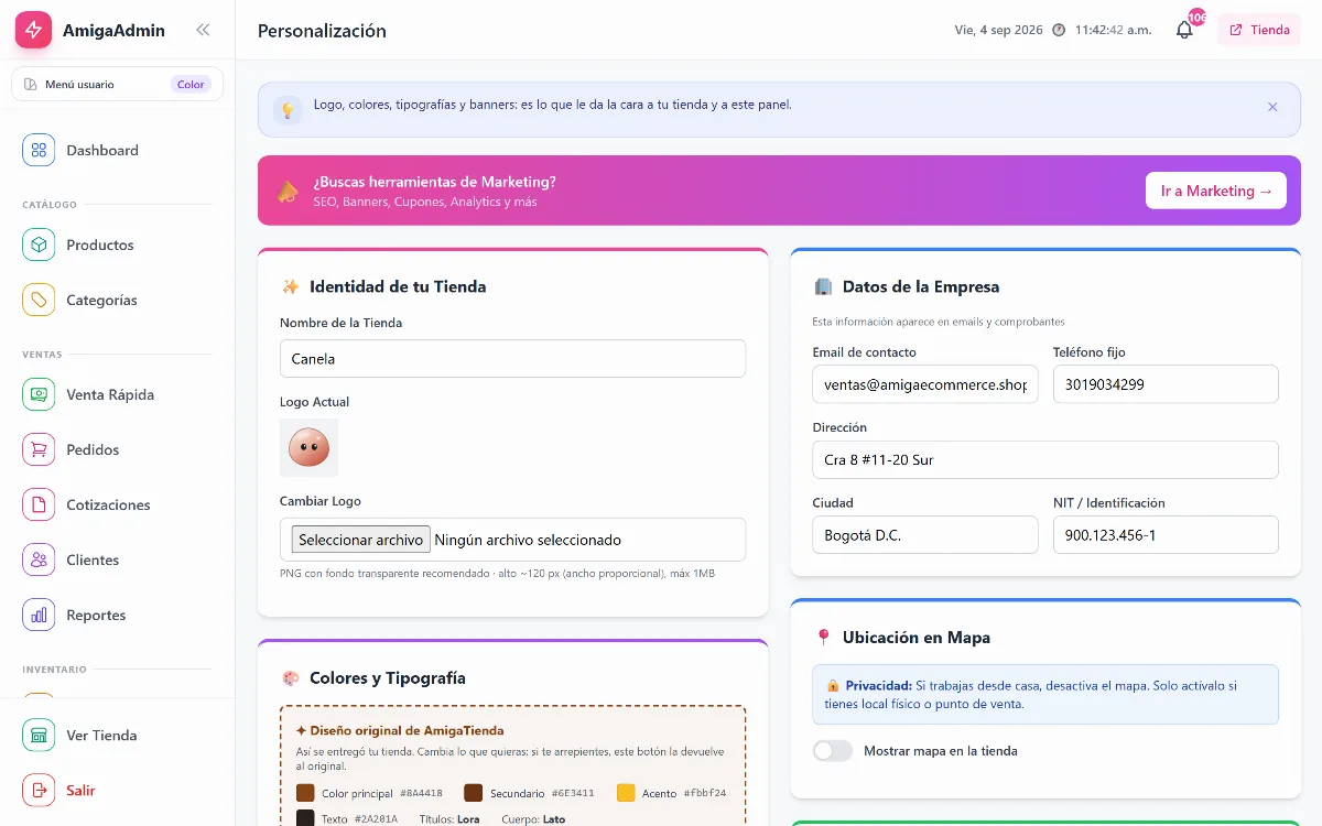 Personalización