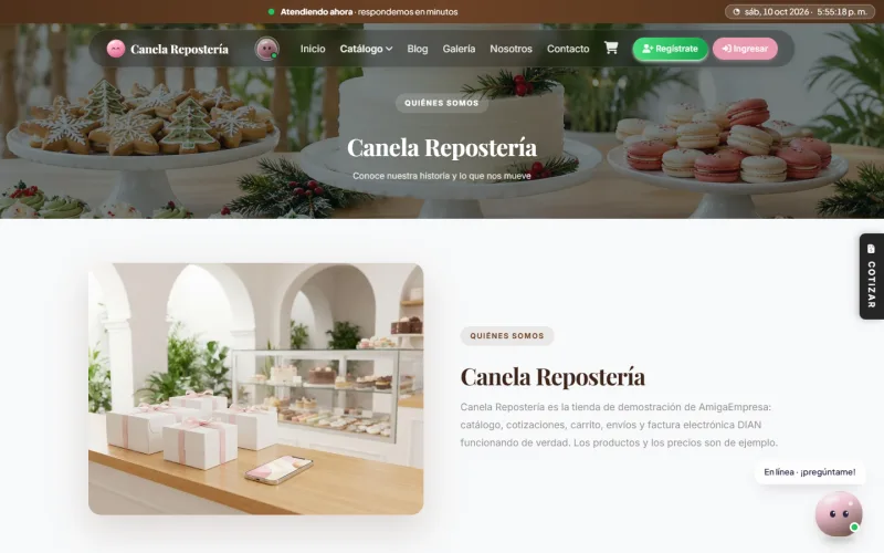 Canela · «Nosotros», con su historia